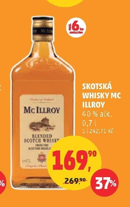 SKOTSKÁ WHISKY MC ILLROY