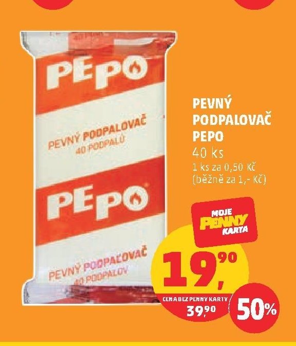 PEVNÝ PODPALOVAČ PEPO