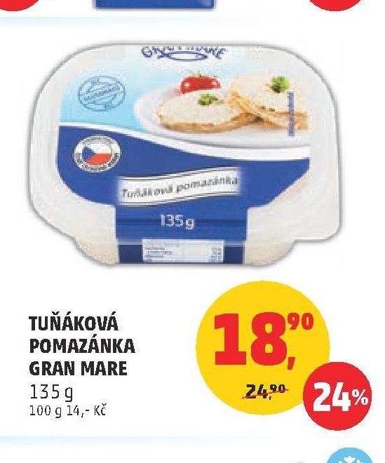 Tuňáková pomazánka Gran Mare