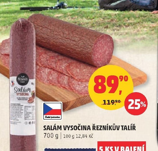 SALÁM VYSOČINA ŘEZNÍKŮV TALÍŘ
