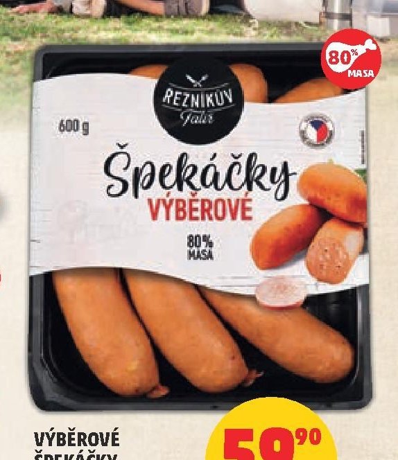 ŠPEKÁČKY VÝBĚROVÉ ŘEZNÍKŮV TALÍŘ