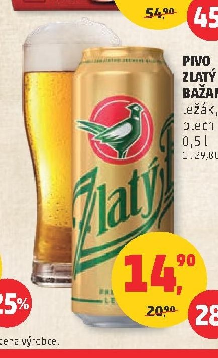 PIVO ZLATÝ BAŽANT