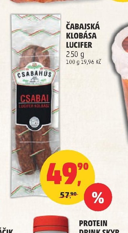 Čabajská klobása Lucifer 250 g