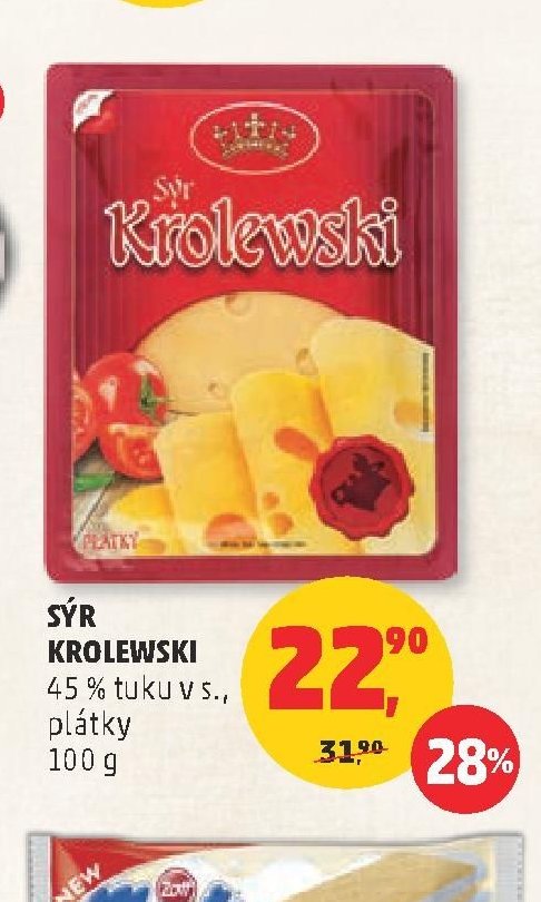Sýr Krolewski plátky 100 g