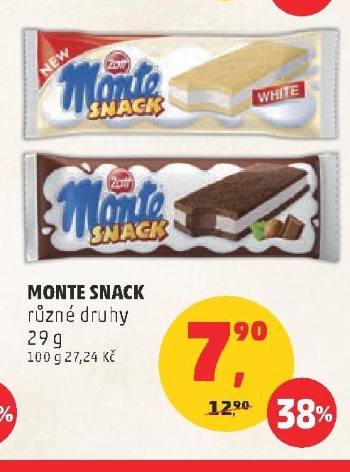 Monte Snack různé druhy 29 g