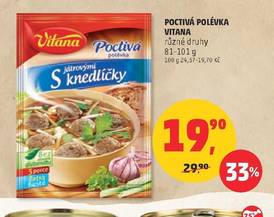 Poctivá polévka Vitana