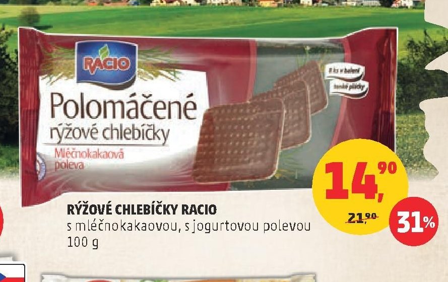 Rýžové chlebíčky Racio