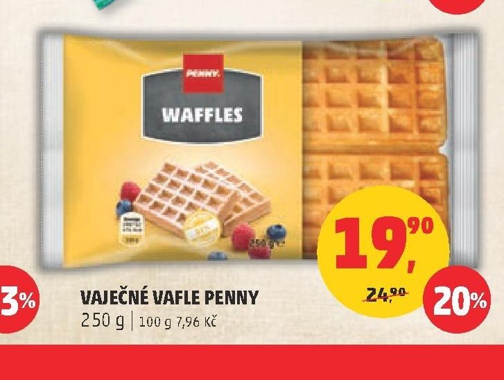 Vaječné vafle Penny