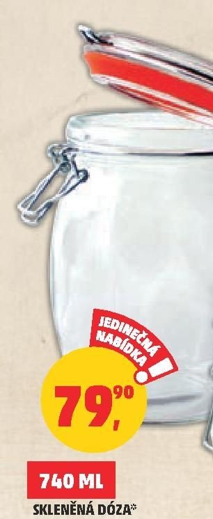 Skleněná dóza 740 ml