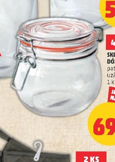 Skleněná dóza 450 ml