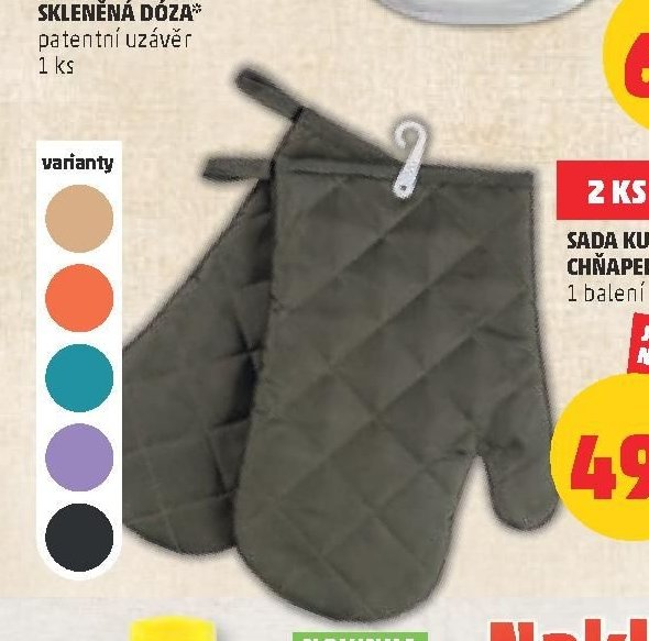Sada kuchyňských chňapek 2 ks
