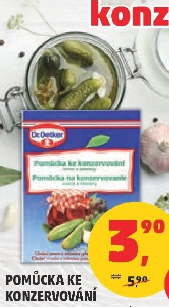 Pomůcka ke konzervování zeleniny Dr. Oetker