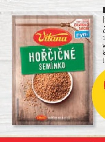 Koření Vitana hořčičné semínko