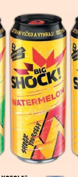 Energetický nápoj Big Shock! Watermelon