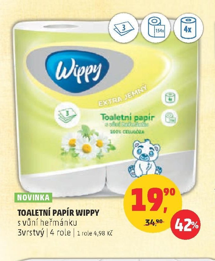 Toaletní papír Wippy