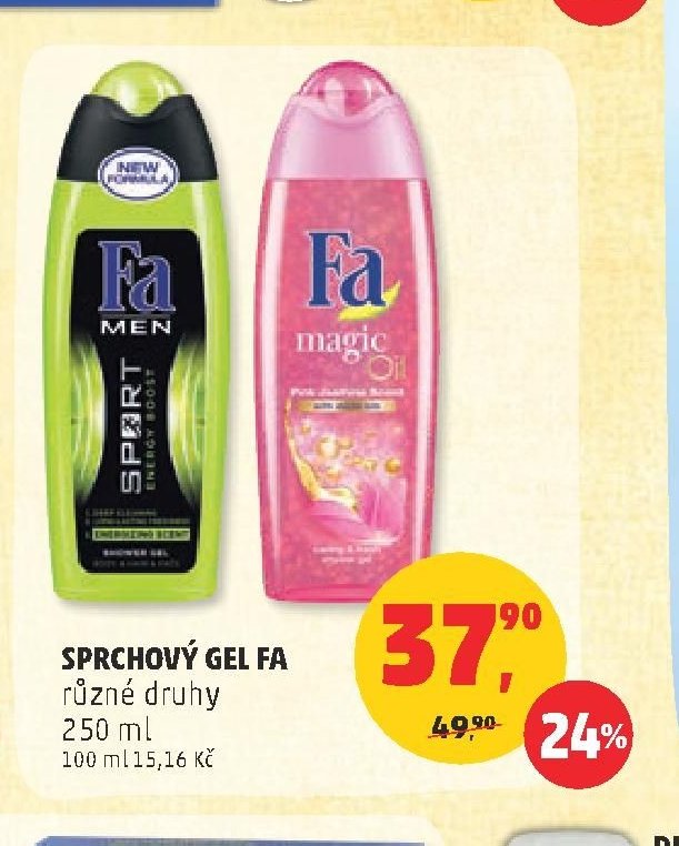Sprchový gel Fa
