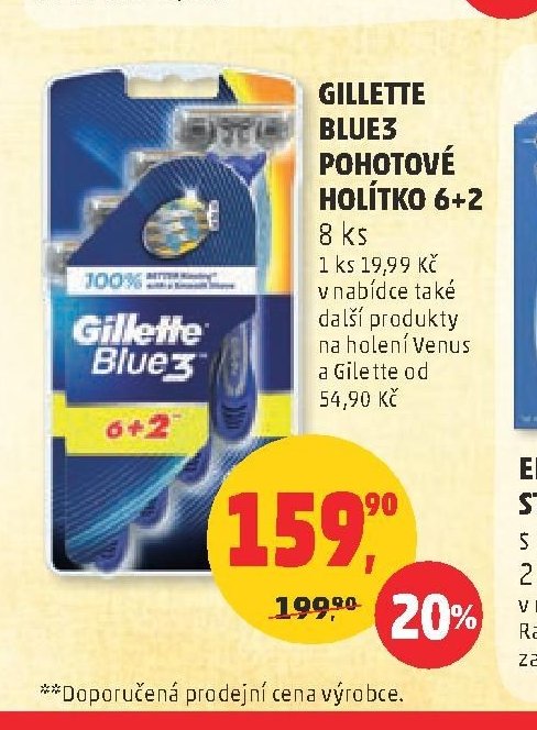 Gillette Blue3 pohotové holítko
