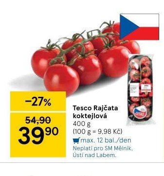 Tesco Rajčata koktejlová