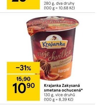 Krajanka Zakysaná smetana ochucená