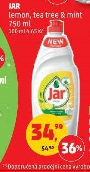 Jar lemon, tea tree & mint