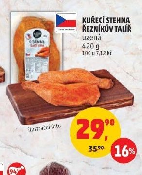 KUŘECÍ STEHNA ŘEZNÍKŮV TALÍŘ uzená
