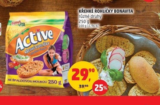 KŘEHKÉ ROHLÍČKY BONAVITA různé druhy