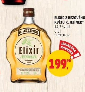 ELIXÍR Z BEZOVÉHO KVĚTU R. JELÍNEK