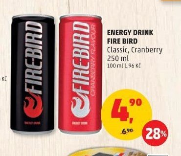 ENERGY DRINK FIRE BIRD