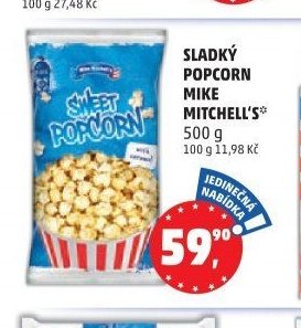 SLADKÝ POPCORN MIKE MITCHELL'S*