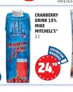 CRANBERRY DRINK 13% MIKE MITCHELL'S*
