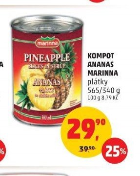 Kompot ananas Marinna