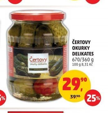 Čertovy okurky Delikates