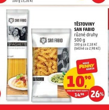 Těstoviny San Fabio