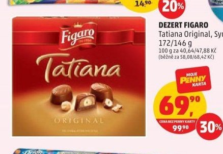 DEZERT FIGARO Tatiana Original, Symfonia 172/146 g
