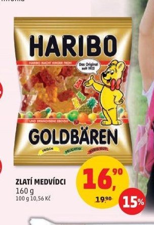 HARIBO ZLATÍ MEDVÍDCI 160 g