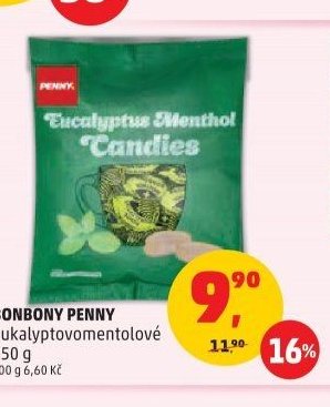 Bonbony Penny eukalyptovomentolové