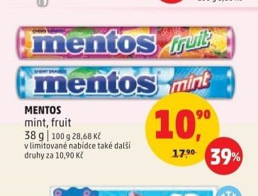 Mentos mint, fruit