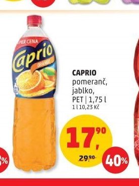 CAPRIO pomeranč, jablko