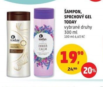 ŠAMPON, SPRCHOVÝ GEL TODAY