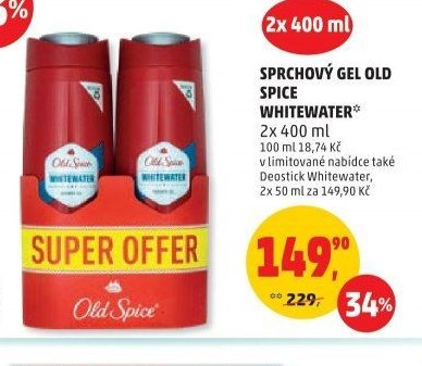 SPRCHOVÝ GEL OLD SPICE WHITEWATER