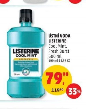 ÚSTNÍ VODA LISTERINE