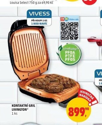 Kontaktní gril Livingston