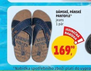 DÁMSKÉ, PÁNSKÉ PANTOFLE