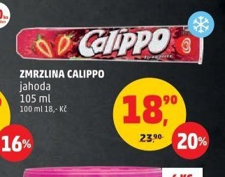 Zmrzlina Calippo jahoda 105 ml