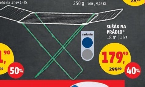 Sušák na prádlo 18 m