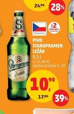 PIVO STAROPRAMEN LEŽÁK