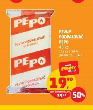 PEVNÝ PODPALOVAČ PEPO