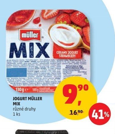 JOGURT MÜLLER MIX různé druhy
