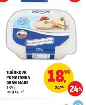 TUŇÁKOVÁ POMAZÁNKA GRAN MARE
