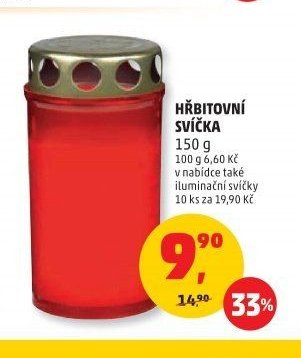 Hřbitovní svíčka